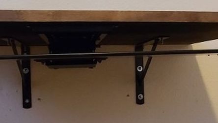 Wall Mounted Desk With Keyboard Tray