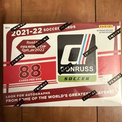 2021-22 Soccer Donruss Blaster Box