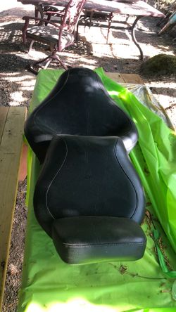 Motorcycle Seat Set Driver and Passenger