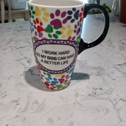 "Dog Mom"  Coffee Cup