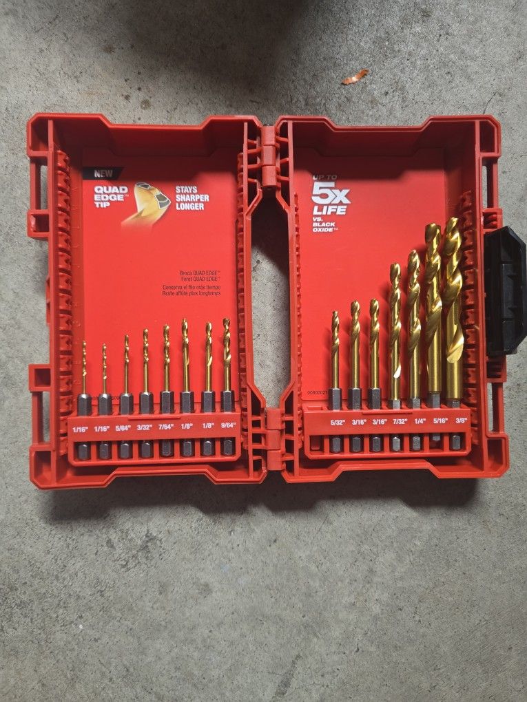 Milwaukee SHOCKWAVE IMPACT DUTY Titanium Drill Bit Set (15-Piece)