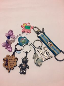 Assorted key chains