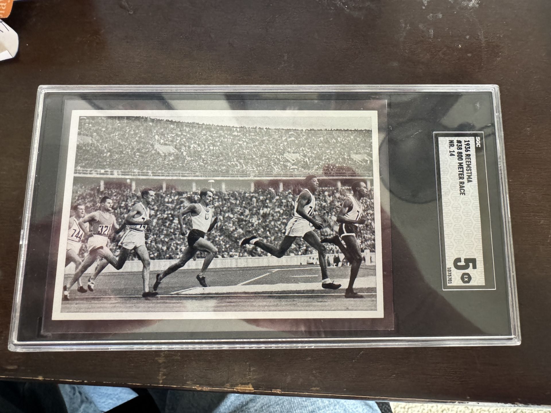 1936 Reemtsma Olympia #38 (Men’s 800 Meter Race)
