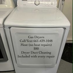 Gas Dryers (Check Picture Please)