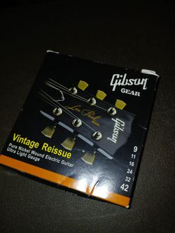 Electric guitar strings