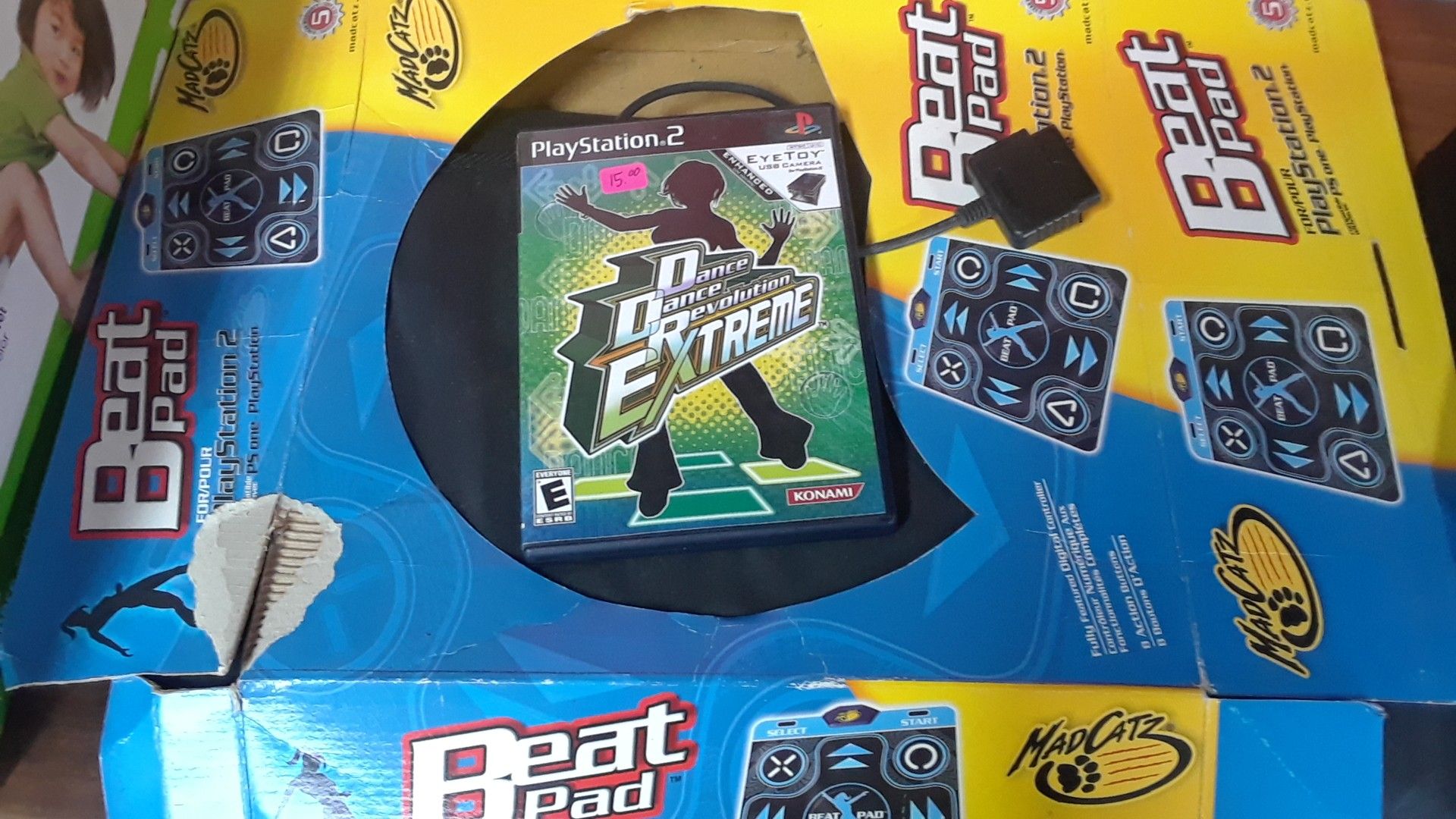 ps2 beat pad & dance revolution