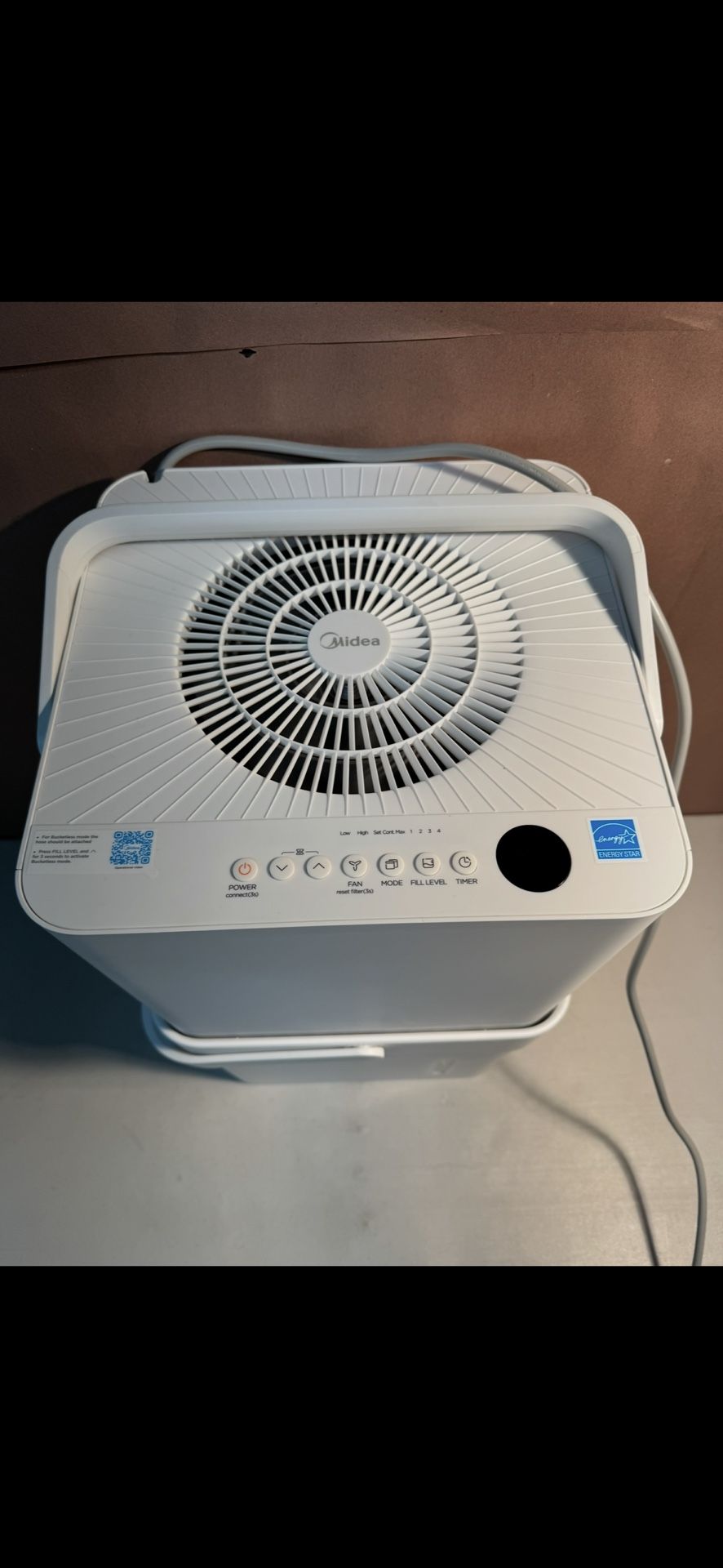 Midea 50 pt. Smart CUBE Dehumidifier up to sq. ft. ENERGY STAR, 3X More Water Capacity, Wi-Fi Enabled in White