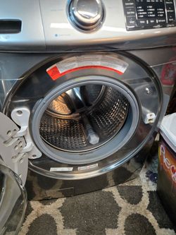 Now ONLY $75! Samsung Stainless Steel Front Load Wash Machine