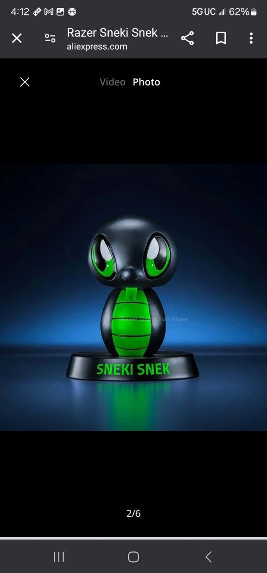 Razer Sneki Snek Bobblehead Brand New (Price Is Firm)