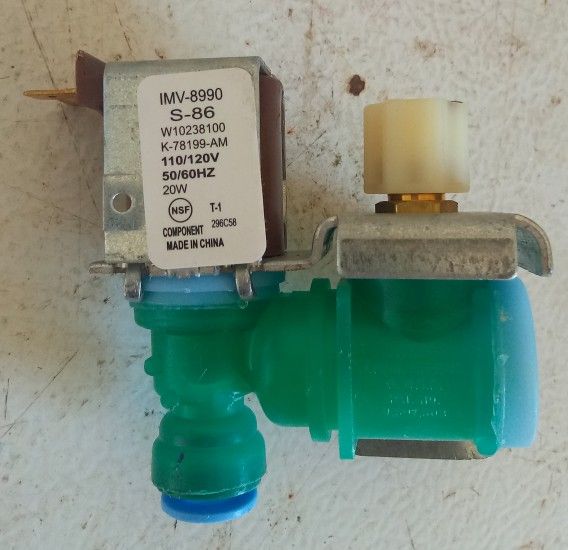 New Water Valve for Fridge $40