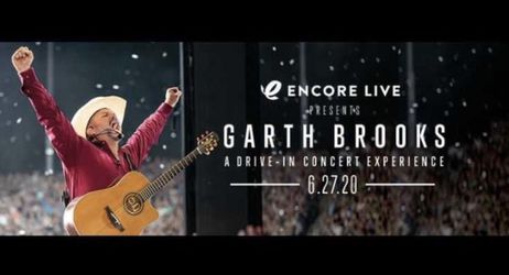 Garth Brooks Drive IN Tibbs Concert This Saturday