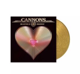 Cannons Vinyl - Heartbeat Highway Gold Vinyl LP Limited Edition Sealed