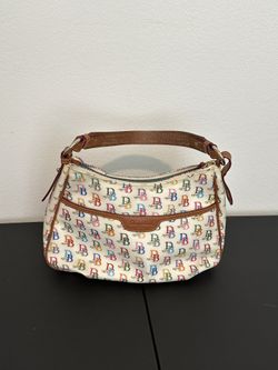 Dooney And Burke Multicolor Logo Hangbag