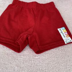 Baby Red Shorts 0-3 Months 