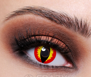 Halloween Devil Eye Contact Lenses