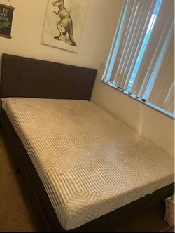 Queen Mattress and Bed Frame