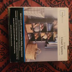 8 Shelf Closet System
