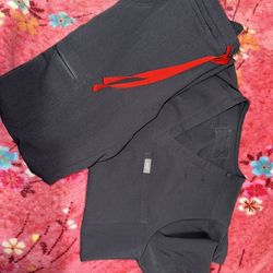 Figs scrubs set- Charcoal