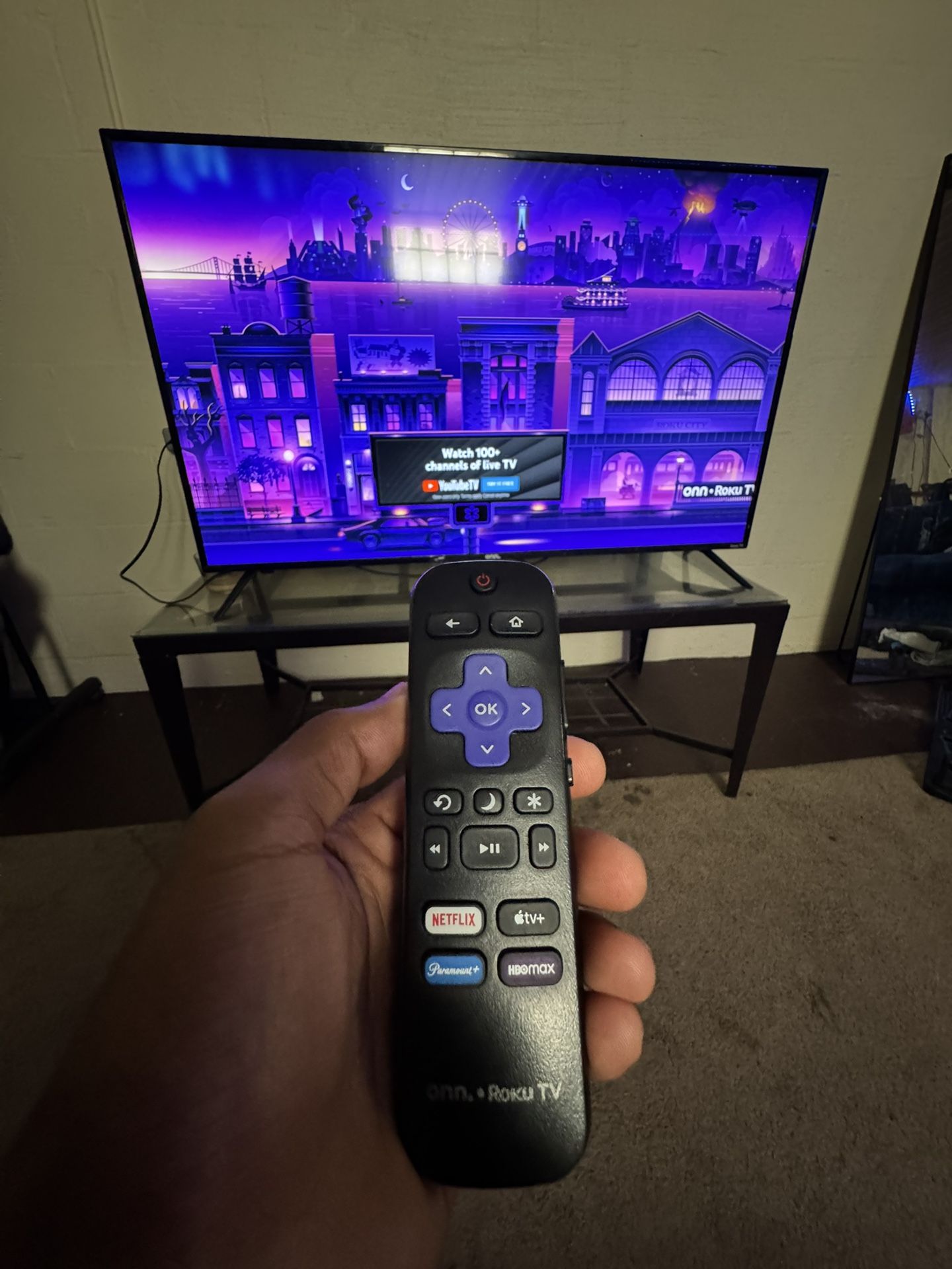 55 Inch Smart Roku Tv With Remote