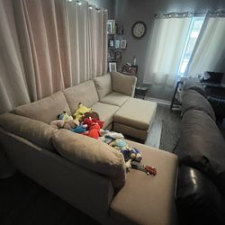 Beige Sectional 