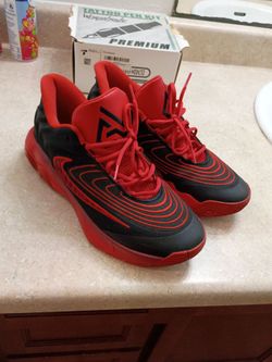 Black and Red Basketball Sneakers Nikes