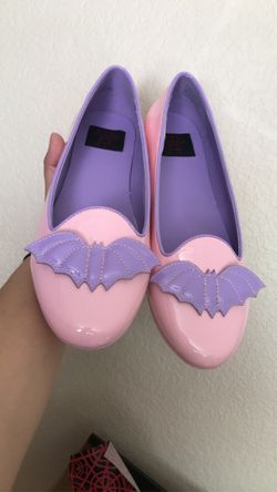 STRANGECVLT PASTEL BAT Flats