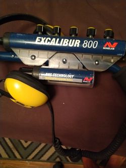 Minelab Excalibur 800 Beach metal detector pulse induction