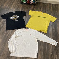 Men’s Supreme Tees Size XL 