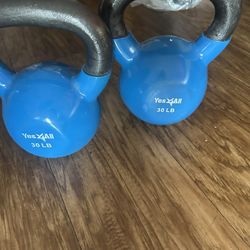 PVC KettleBell 30 Lbs Each
