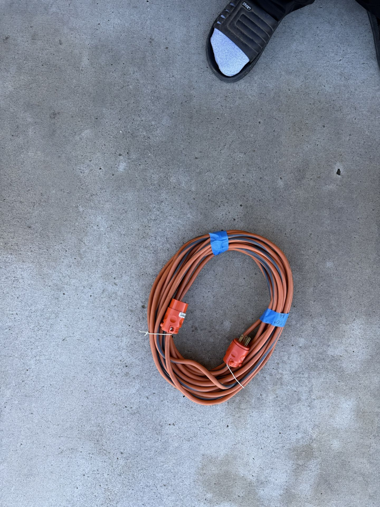 EXTENSION POWER CORD- 50 FOOT, 14 GAUGE