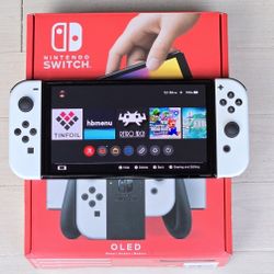 Nintendo Switch OLED *Modded* Triple-boot Operating Systems Up To 10000 Retros + 250 Switch Games 
