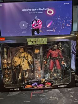 Tmnt 2 shredder splinter 2 pack