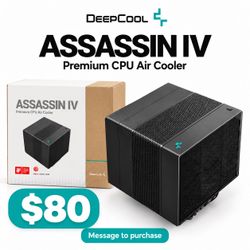 DeepCool ASSASSIN IV Premium CPU Air Cooler – $80