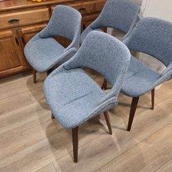 Ladson Upholstered Side Chair - blue (x4)