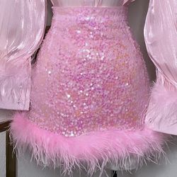 Pink Skirt 