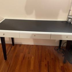 Pottery barn Leather Desk 