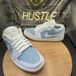 Nike Air Jordan 1 Low Retro SE Women's “Denim Worn Blue” Sz 10