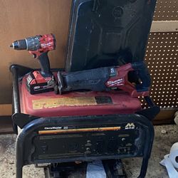 Generator I Milwaukee Drill I Soso Fuel Trabaja Bien 