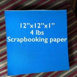Scrapbook Paper 12”x12”x1” Book 