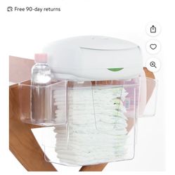 Prince Lionheart Diaper Caddy, Clear