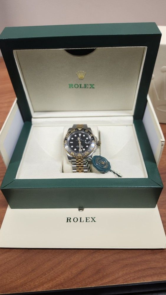 Rolex GMT-Master II Ref 126713GRNR Stainless Steel & 18k Yellow Gold