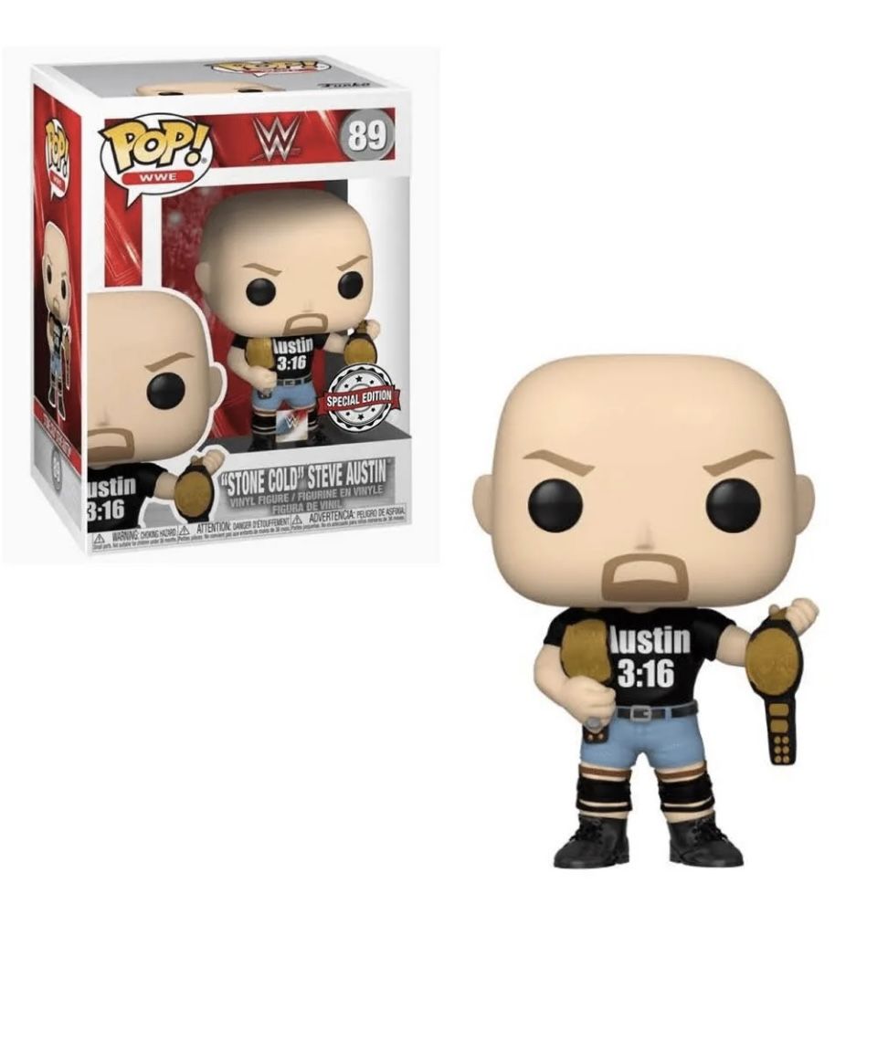 Stone Cold Steve Austin Justin 3:16 Funko Pop  #89 WWE