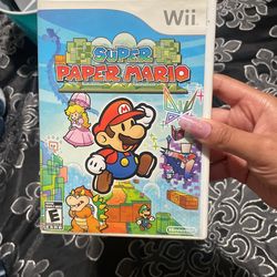 Super Paper Mario Wii Game