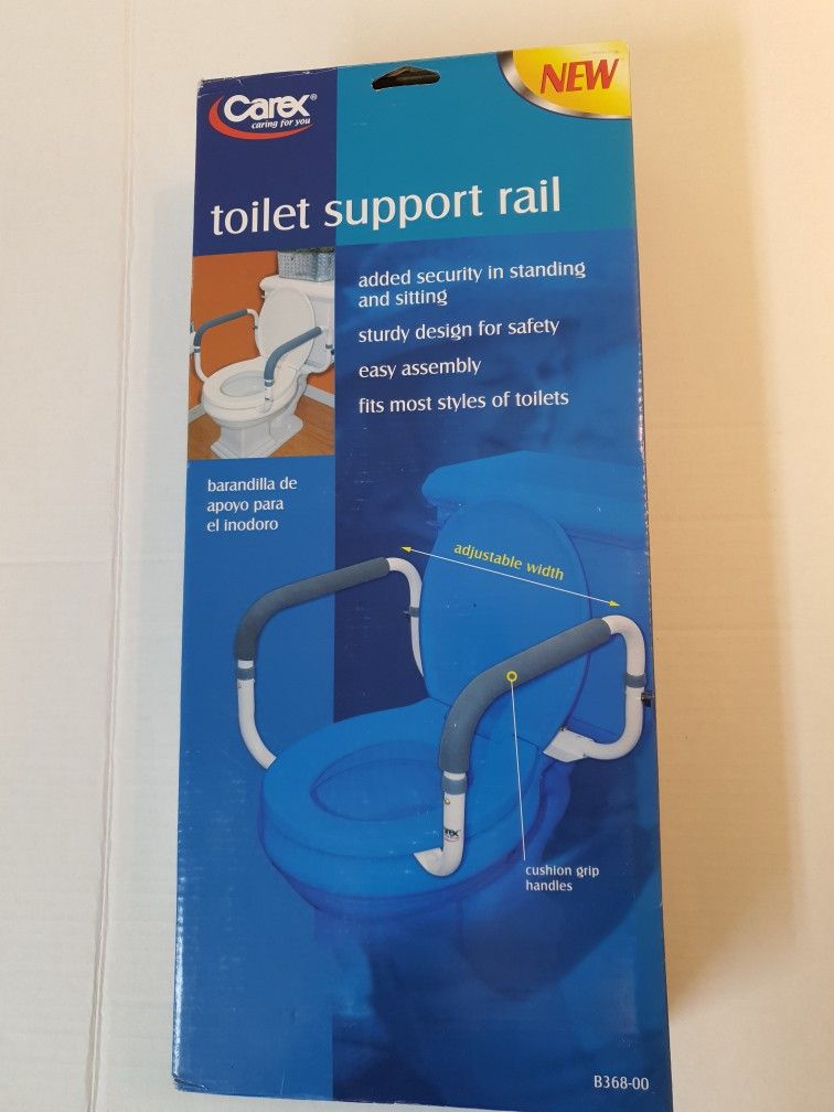 Carex Health Brands Toilet Support Rail in White B368-00 New in Box.
Same Day Shipping, Don't forget to check out my other listings.