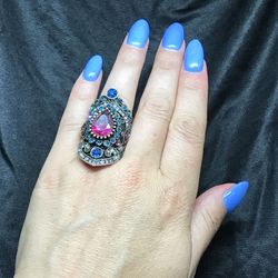 Beautiful Turkish ring size-7