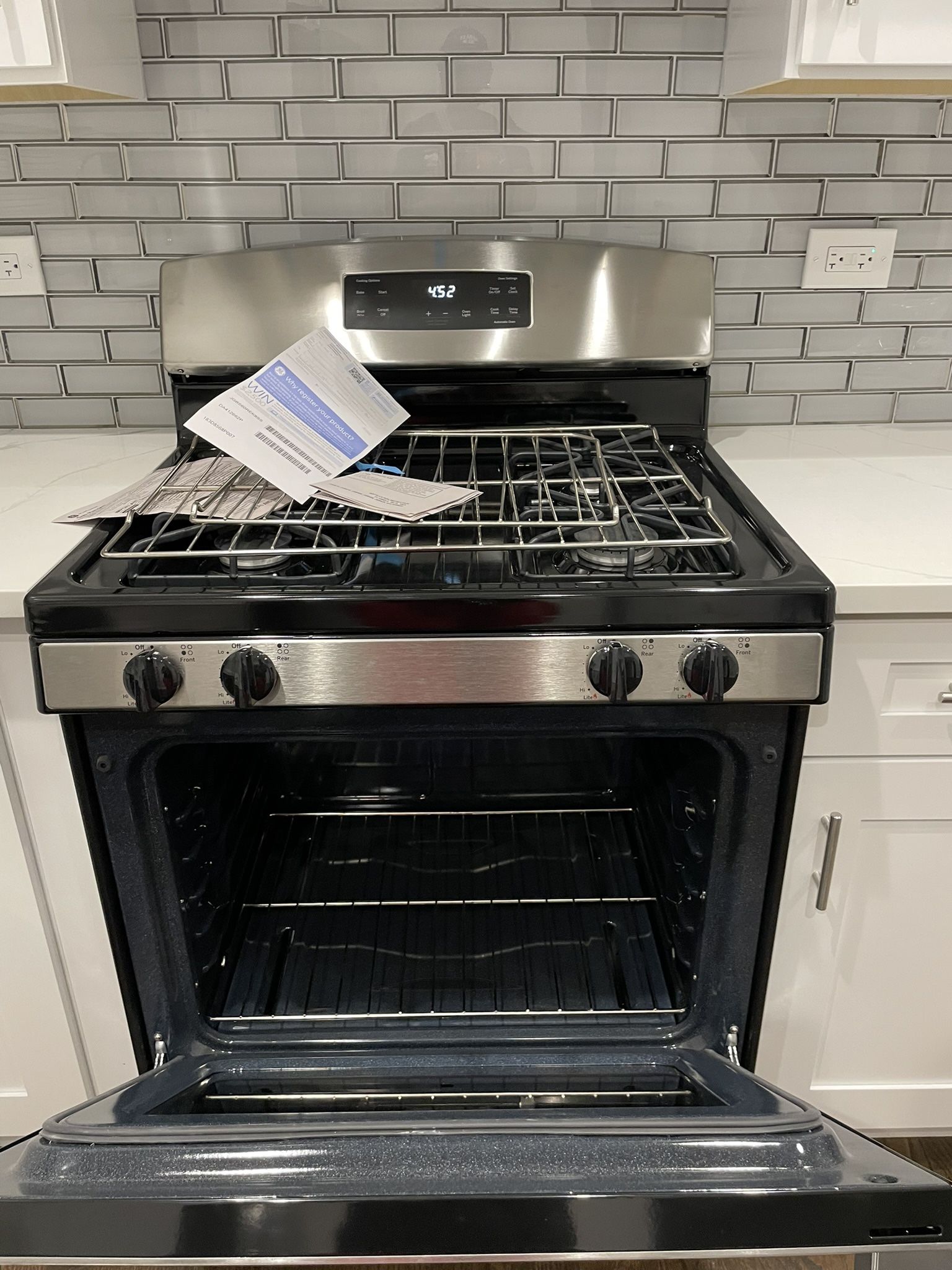 new appliance .. stove and refrigerator combo