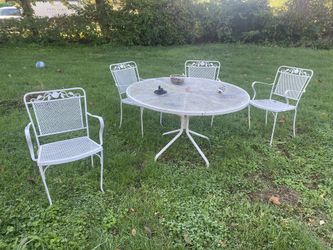 Iron Patio Set Outdoor