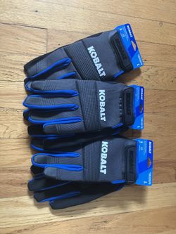 3 Pair Of Kobalt Work Gloves size X- Large Or Large