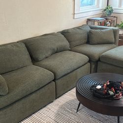 Green couch
