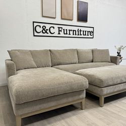 Chaise Sectional Couch - Financing/Delivery